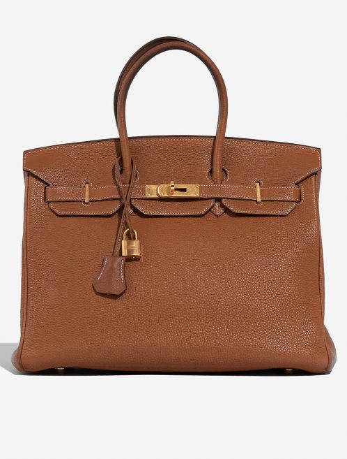 Hermès Birkin 35 Gold Front  | Sell your designer bag on Saclab.com