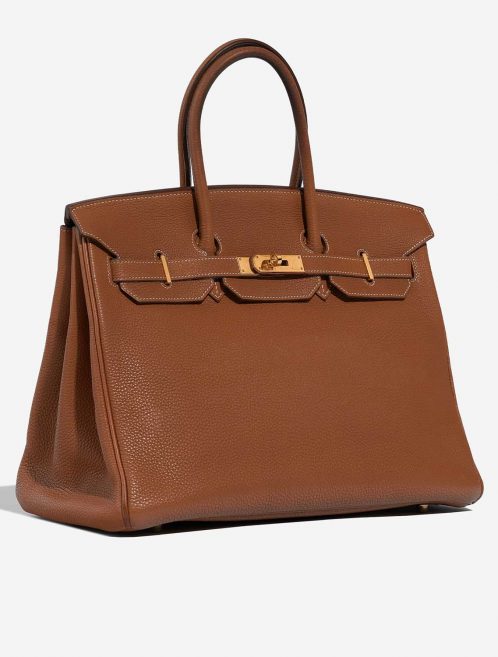 Hermès Birkin 35 Gold Side Front  | Sell your designer bag on Saclab.com