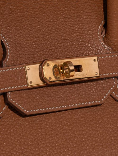 Hermès Birkin 35 Gold Closing System  | Sell your designer bag on Saclab.com