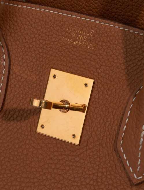 Hermès Birkin 35 Gold Logo  | Sell your designer bag on Saclab.com