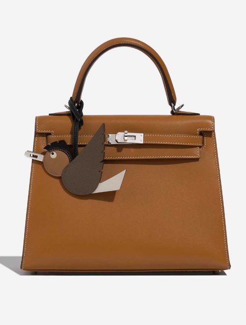 BirdyCharm Etoupe-Nata-Biscuit-RougeSellier-Black Closing System  | Sell your designer bag on Saclab.com