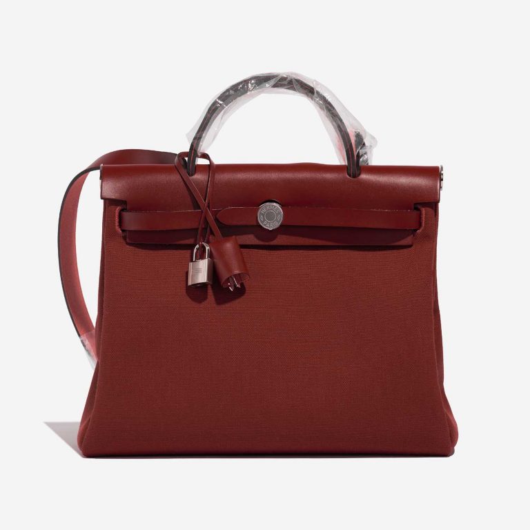 Hermès Herbag 31 RougeH Front  | Sell your designer bag on Saclab.com
