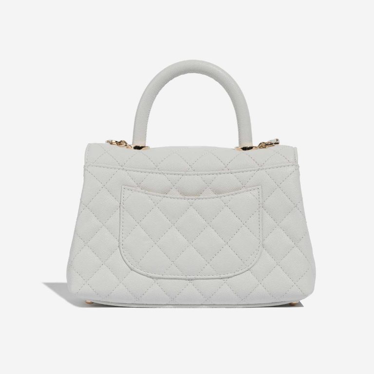 Chanel TimelessHandle Small White 5B S | Sell your designer bag on Saclab.com