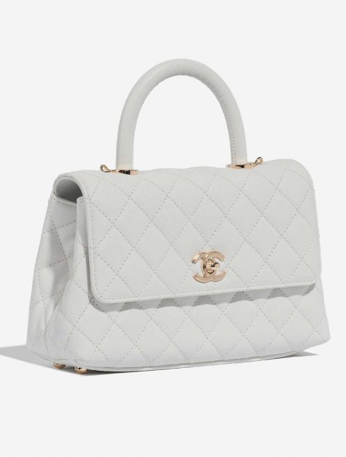 Chanel TimelessHandle Small White 6SF S | Sell your designer bag on Saclab.com