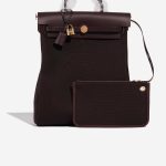 Hermès Herbag Backpack Ebène Front  | Sell your designer bag on Saclab.com