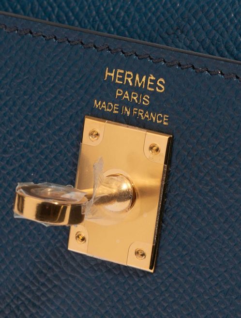 Hermès Kelly 25 BlueDePresse Logo  | Sell your designer bag on Saclab.com