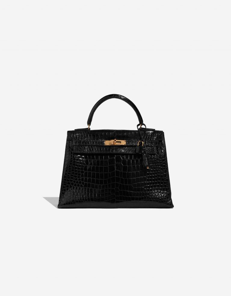 Hermès Kelly 32 Black 0F | Sell your designer bag on Saclab.com