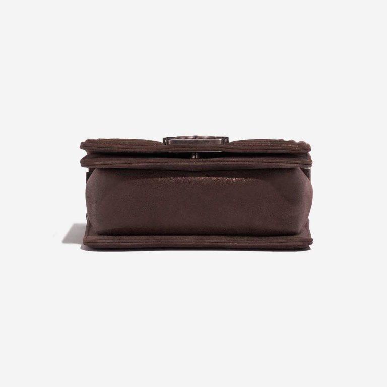 Chanel Boy Micro Lizard / Suede Brown / Gold | Sell your designer bag