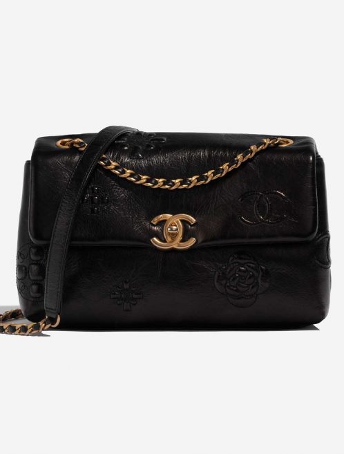 Chanel Timeless Medium Black Front  | Sell your designer bag on Saclab.com