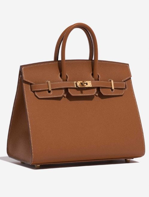 Hermès Birkin 25 Gold Side Front  | Sell your designer bag on Saclab.com