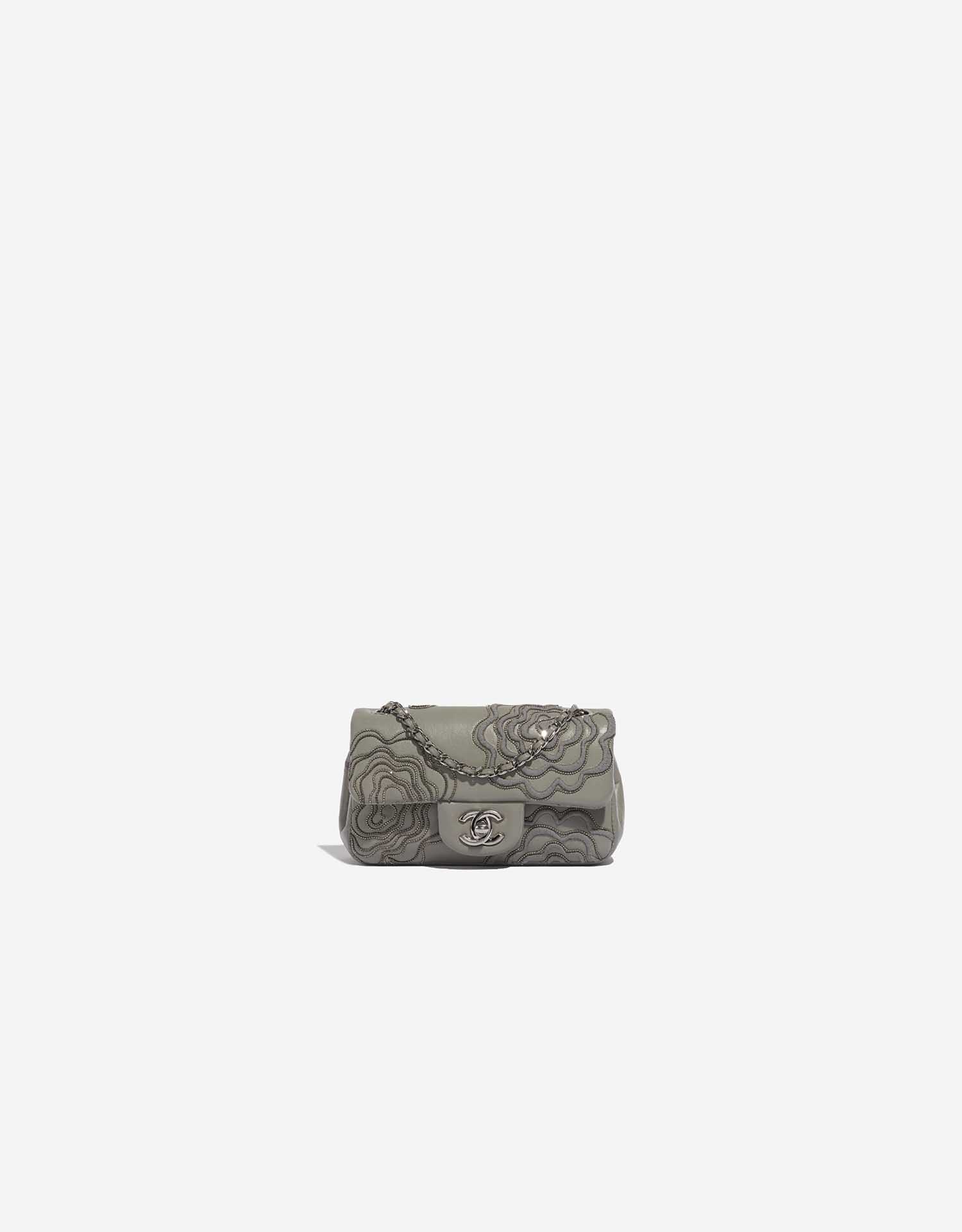 Chanel Timeless Extra Mini Lamb Light Grey | SACLÀB