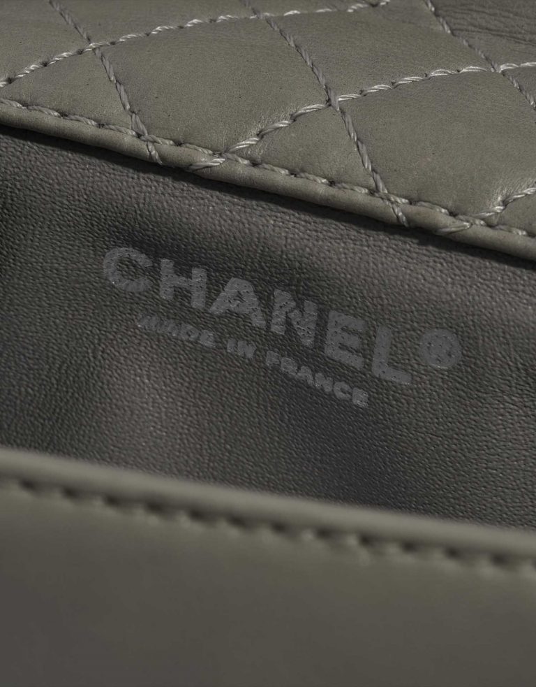 Chanel Timeless ExtraMini Grey Logo  | Sell your designer bag on Saclab.com