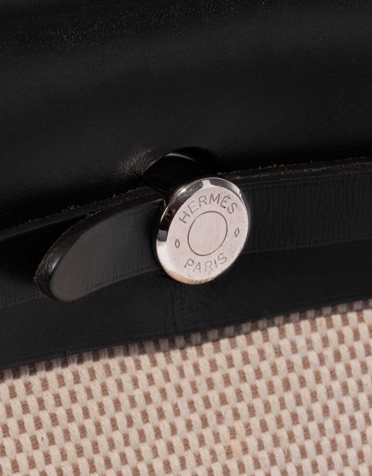 Hermès Herbag 31 Black-Ecru-SableNaturel Closing System  | Sell your designer bag on Saclab.com