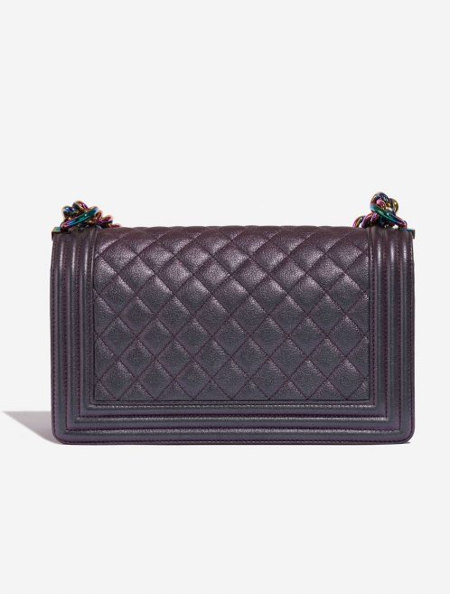 Chanel Boy OldMedium Purple-Greyish Back  | Sell your designer bag on Saclab.com