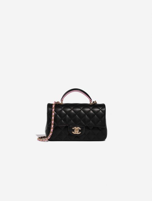 Chanel Timeless MiniRectangular Black-Pink 0F | Sell your designer bag on Saclab.com