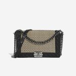 Chanel Boy Large Black-Beige 0F | Sell your designer bag on Saclab.com