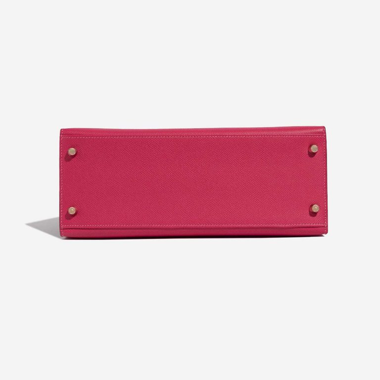 Hermès Kelly 28 RoseTyrien-Chocolate 8BTM S | Sell your designer bag on Saclab.com
