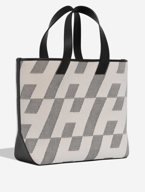 Hermès CabasHEnBias 40 Black-Ecru 6SF S | Sell your designer bag on Saclab.com