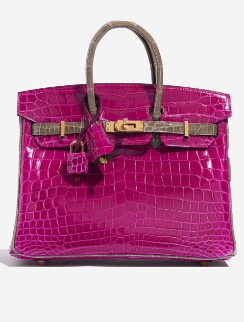 Hermès BirkinHSS 25 RoseSheherazdade-GrisTourterelle Front  | Sell your designer bag on Saclab.com