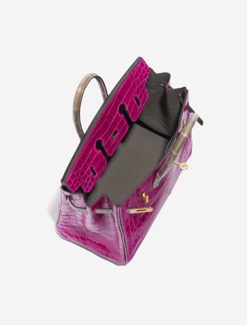 Hermès BirkinHSS 25 RoseSheherazdade-GrisTourterelle Inside  | Sell your designer bag on Saclab.com