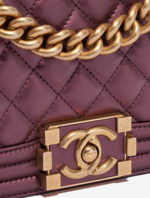 Chanel Boy NewMedium MetallicRoseGold Closing System  | Sell your designer bag on Saclab.com