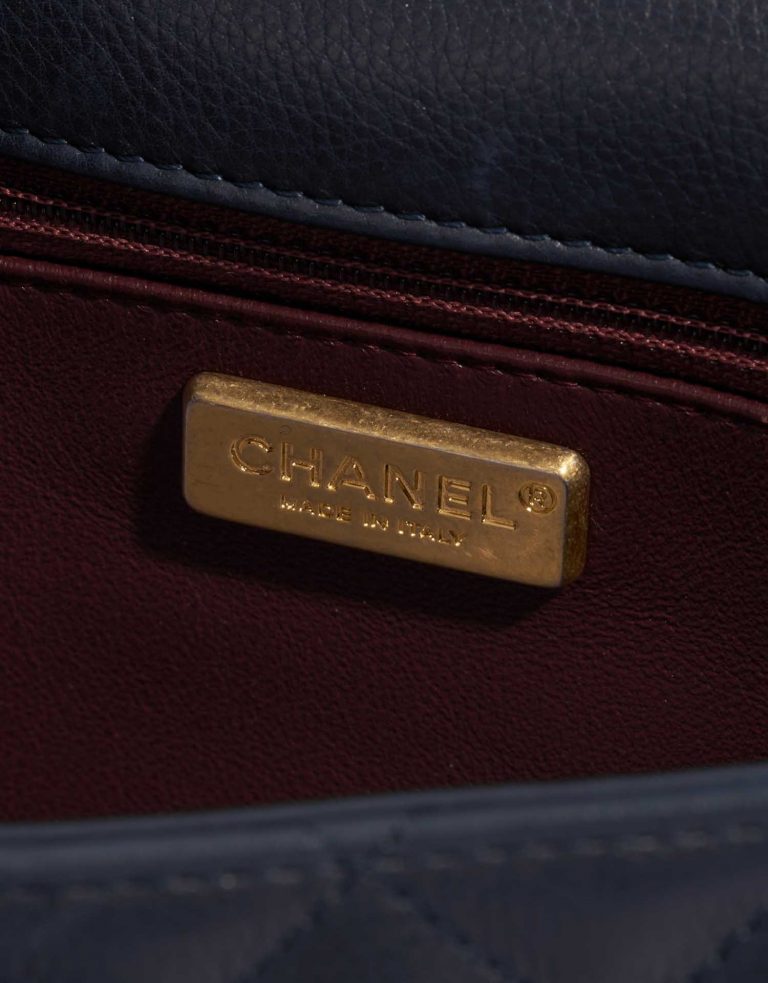 Chanel Timeless Medium Marine Logo  | Sell your designer bag on Saclab.com