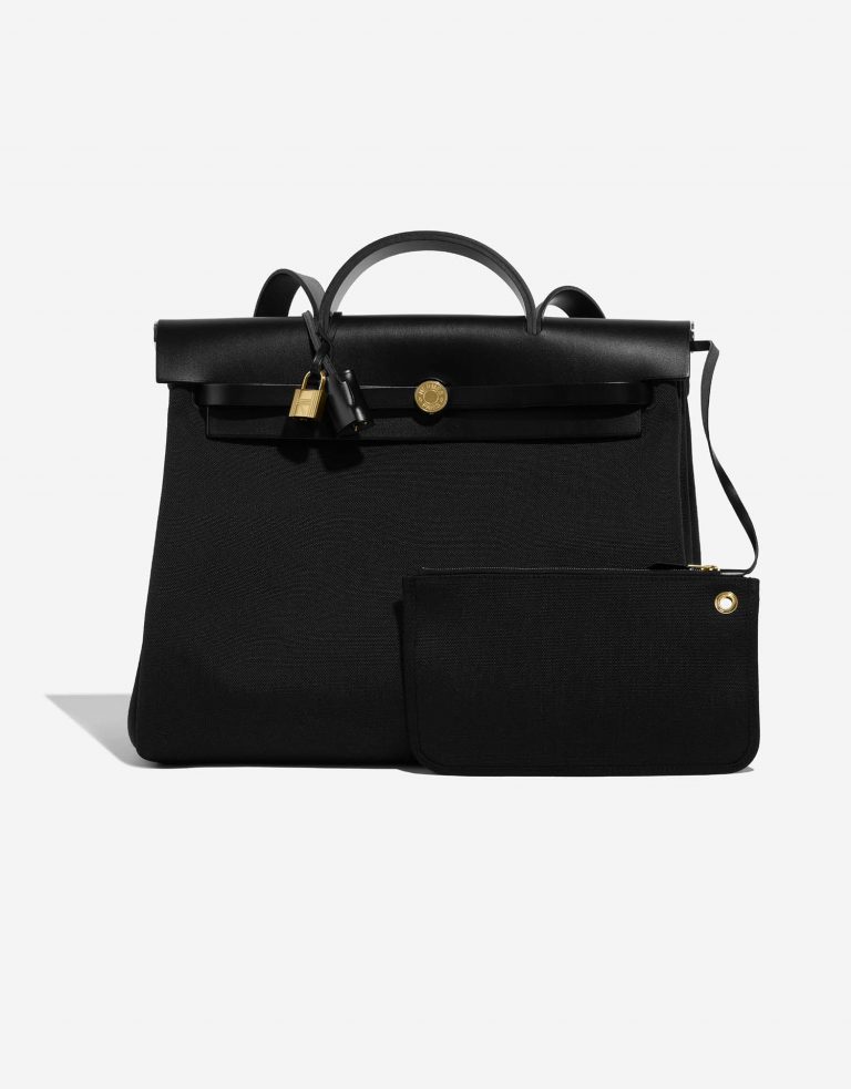 Hermès Herbag 39 Black 0F | Sell your designer bag on Saclab.com