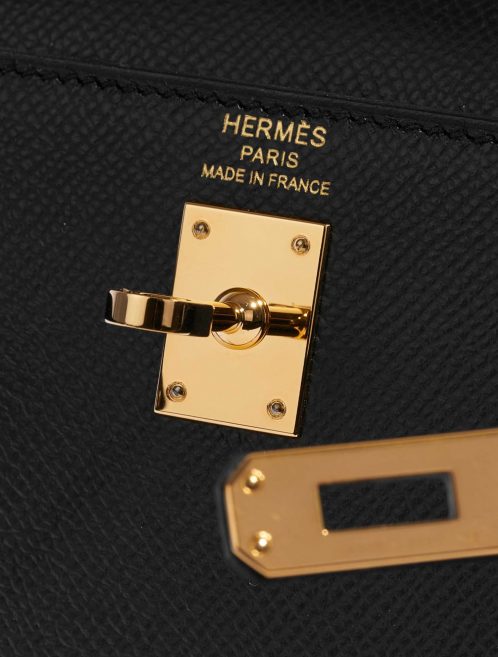 Hermès Kelly 25 Black Logo  | Sell your designer bag on Saclab.com
