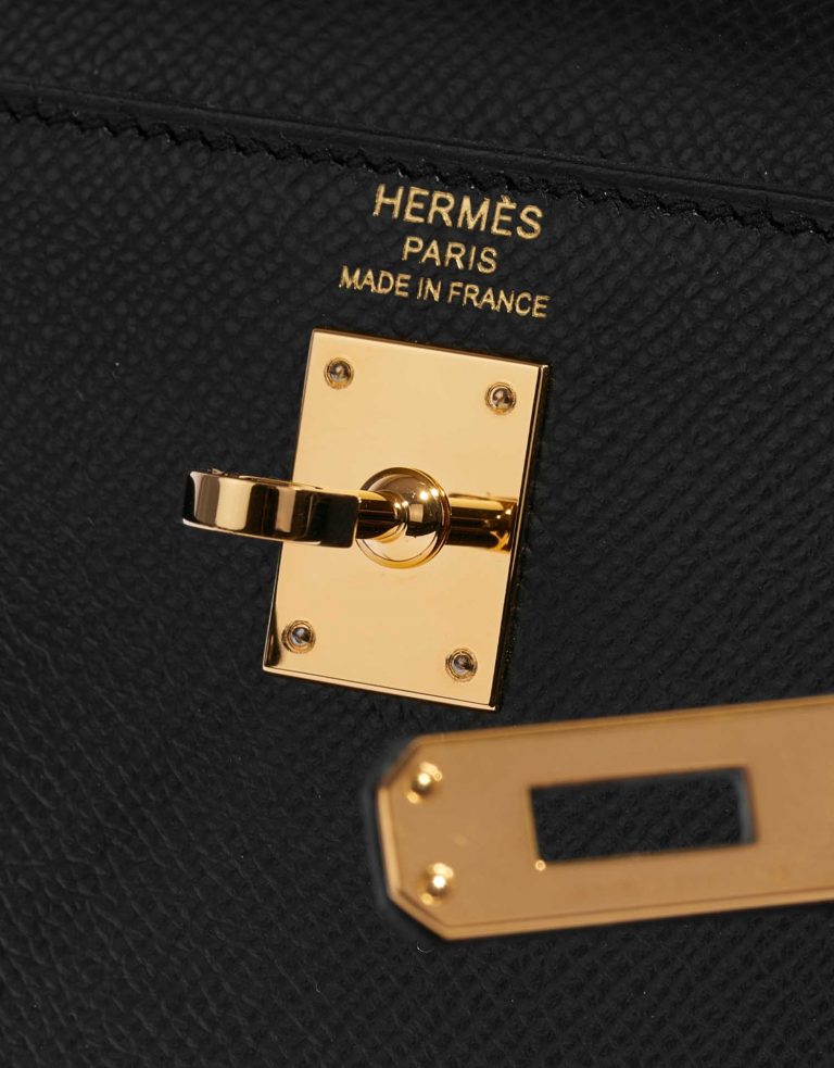 Hermès Kelly 25 Black Logo  | Sell your designer bag on Saclab.com