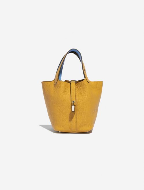 Hermès Picotin 18 JauneAmbre-Celeste 0F | Sell your designer bag on Saclab.com