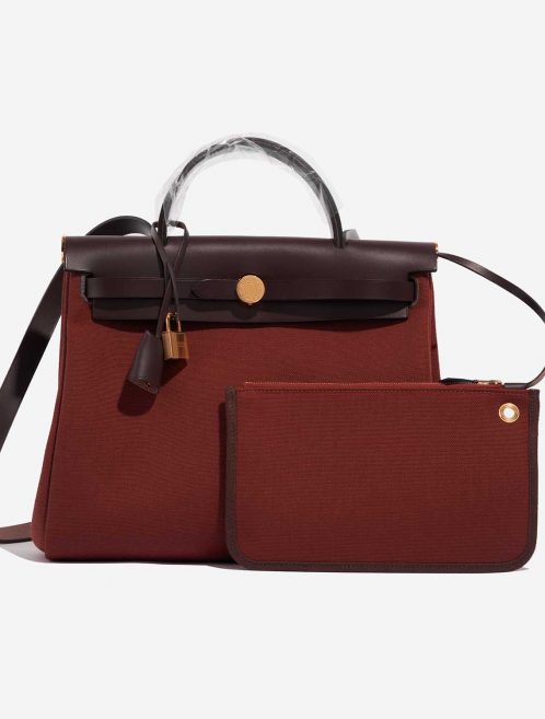 Hermès Herbag 31 RougeH-Ebene Front  | Sell your designer bag on Saclab.com