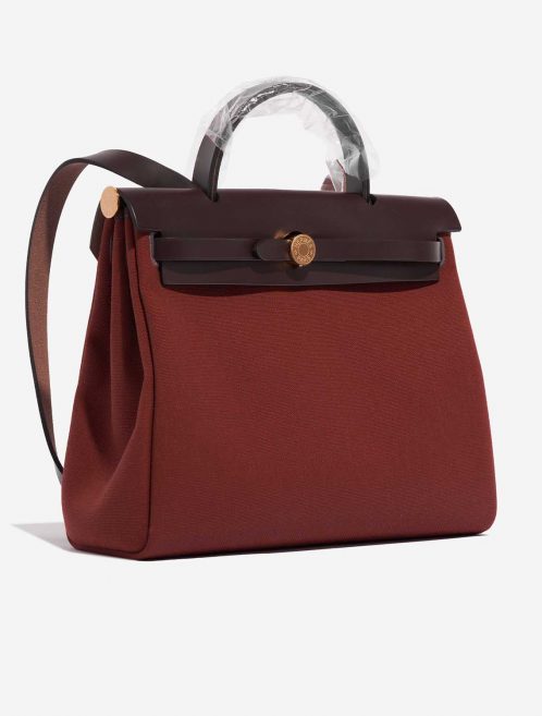 Hermès Herbag 31 RougeH-Ebene Side Front  | Sell your designer bag on Saclab.com