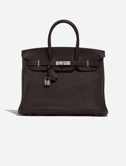Hermès Birkin 35 Chocolate Front  | Sell your designer bag on Saclab.com