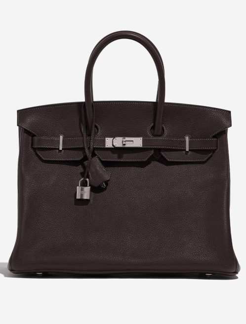 Hermès Birkin 35 Chocolate Front  | Sell your designer bag on Saclab.com