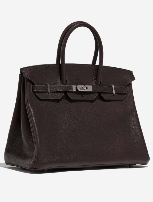 Hermès Birkin 35 Chocolate Side Front  | Sell your designer bag on Saclab.com