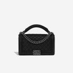 Chanel Boy OldMedium Black 0F | Sell your designer bag on Saclab.com