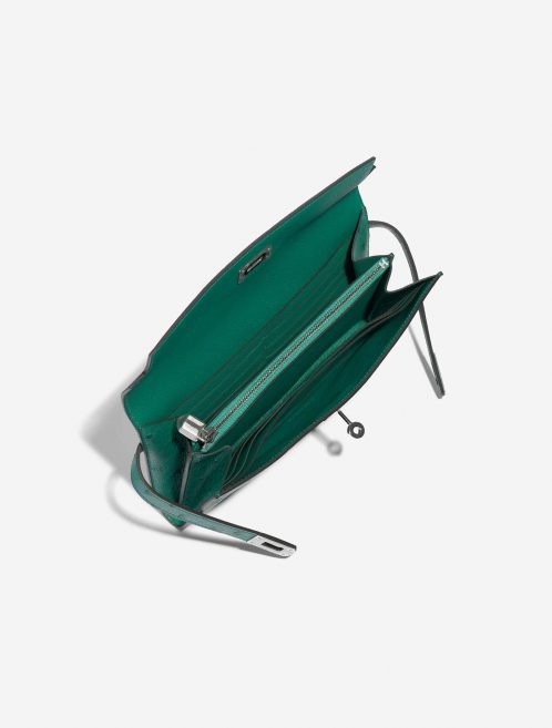 Hermès Kelly LongWallet VertVerone Inside  | Sell your designer bag on Saclab.com