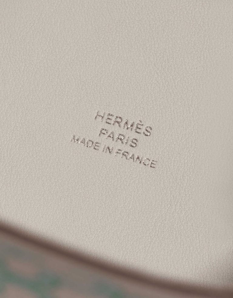 Hermès Picotin 14 Nata-Vert-Blanc Logo  | Sell your designer bag on Saclab.com