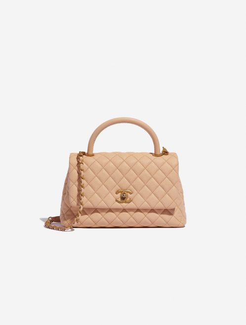 Chanel TimelessHandle Medium Beige 0F | Sell your designer bag on Saclab.com