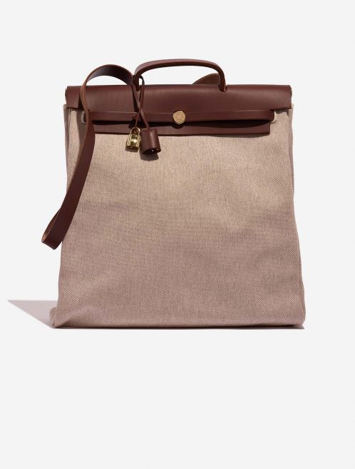 Hermès Herbag 39 Ecru-Chataig 0F | Sell your designer bag on Saclab.com