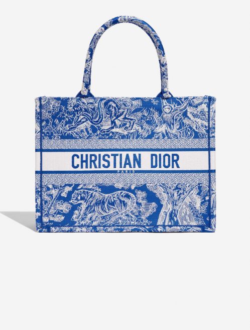 Dior BookTote Large Blue-White Front  | Sell your designer bag on Saclab.com