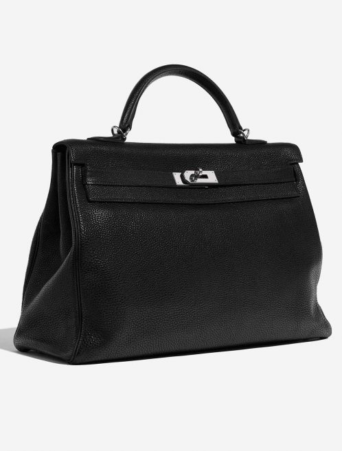 Hermès Kelly 40 Black Side Front  | Sell your designer bag on Saclab.com