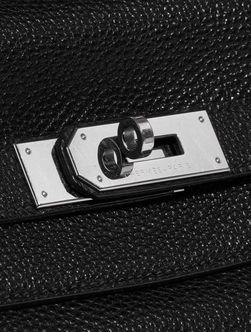 Hermès Kelly 40 Black Closing System  | Sell your designer bag on Saclab.com