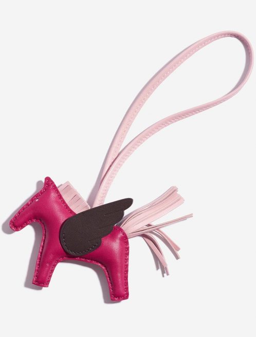 Hermès RodeoPegasus PM RoseSakuraFramboiseChocolate Front  | Sell your designer bag on Saclab.com