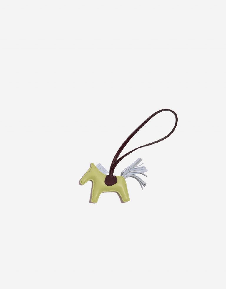 Pre-owned Hermès bag Rodeo PM Milo Jaune Bourgeon / Blue Brume / Chocolate Blue | Sell your designer bag on Saclab.com