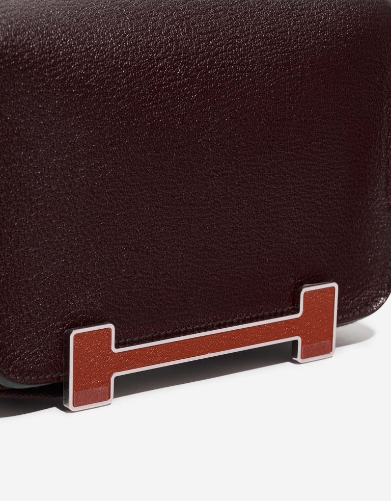 Hermès Geta OneSize Rouge-Cuivre Closing System  | Sell your designer bag on Saclab.com