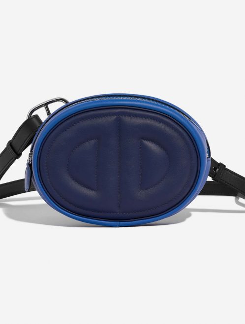 Hermès In-The-Loop BlueSaphir-BleuFrance-Black Front  | Sell your designer bag on Saclab.com