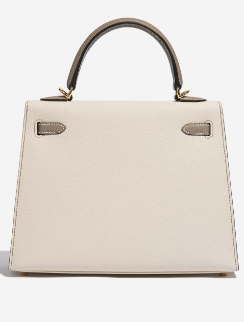 Hermès Kelly 25 Craie-GrisAsphalte 5B S | Sell your designer bag on Saclab.com