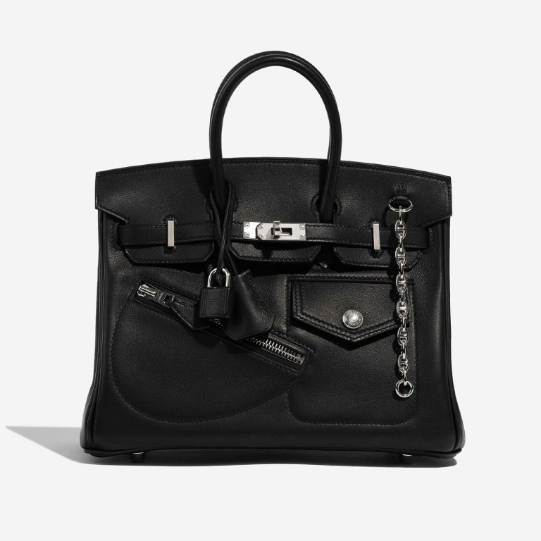 Hermès Birkin 25 Black 2F S | Sell your designer bag on Saclab.com
