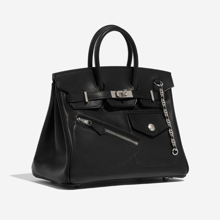 Hermès Birkin 25 Black Side Front  | Sell your designer bag on Saclab.com